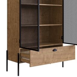Cristaleira Industrial 2 Portas 1 Gaveta 93cm York - 5