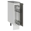 Ver imagem 2 de Balcão Porta-temperos 20 Cm 1 Porta Branco/cinza Vik Madesa