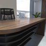 Conjunto Escritório com Mesa Diretor LD Balcão 2 Portas 3 Gavetas Tamburato Artany - 7