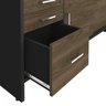 Conjunto Escritório com Mesa Diretor LD Balcão 2 Portas 3 Gavetas Tamburato Artany - 13