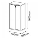 Ver imagem 6 de Conjunto Home Office 3 Peças Mesa em L, Armário 2 Portas e Balcão 4 Y37 Artany Nogal Preto