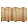 Biombo Ripado 7 Folhas C/ 14 Pezinhos - 1