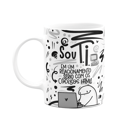 Caneca Flork Profissões - Sou Tecnologia da Informação
