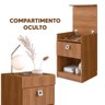 Conjunto 2 Mesas Cabeceira Nogal Zauce Shop Jm - 3