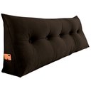 Ver imagem 1 de Almofada Para Cabeceira Encosto Apoio Lombar Spot 195cm com Porta Celular Suede - Desk Design - Marr