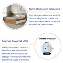 Ver imagem 7 de Cama Queen 4 Gavetas 100% MDF Aurora Yescasa Marrom/Carvalho Hanover