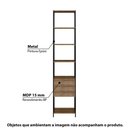 Ver imagem 2 de Estante Industrial Steel com 3 Gavetas - Carvalho/Preto