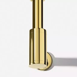 Sifão Metálico Flexível com Copo para Banheiro Line Dourado para Válvula de 1.1/4" - 5