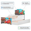 Ver imagem 4 de Bicama Infantil Ursinho Bombeiro com Colchão