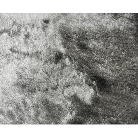 Tapete Fashion Silk Shaggy 140x200 Cinza Steel
