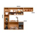 Ver imagem 2 de Cozinha Suspensa 6 Portas 1 Gaveta Becca