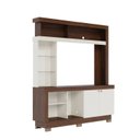 Ver imagem 5 de Estante para TV e Home Theater até 50 Polegadas 160,3CMX188CM 2 Portas Valença Marrom