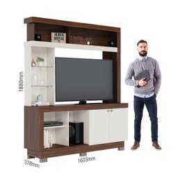 Estante Home para TV até 50 Polegadas 2 Portas Valença - 4