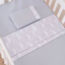 Ver imagem 3 de lençol para mini berço ou montessoriano ponto palito macio delicado jogo lencol