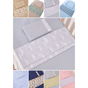 Ver imagem 1 de lençol para mini berço ou montessoriano ponto palito macio delicado jogo lencol