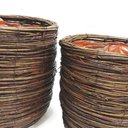 Ver imagem 6 de Kit Cachepots Vasos para Plantas em Fibra Natural Decorativos 3PÇS