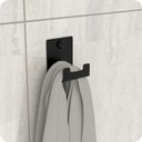 Ver imagem 7 de Kit Acessórios para Banheiro Preto Fosco 6 Peças Elg