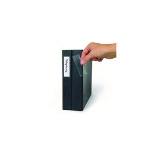 Porta Etiquetas Auto Adesivo 46x75mm - Embalagem 6 Unds