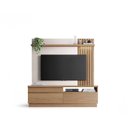 Ver imagem 3 de Estante Home para TV até 60 Polegadas com LED 2 Portas 1 Gaveta Trancoso Colibri Móveis