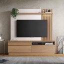 Ver imagem 1 de Estante Home para TV até 60 Polegadas com LED 2 Portas 1 Gaveta Trancoso Colibri Móveis