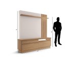 Ver imagem 4 de Estante Home para TV até 60 Polegadas com LED 2 Portas 1 Gaveta Trancoso Colibri Móveis