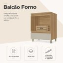 Ver imagem 4 de Balcão Forno 1 Gaveta Caixa Organizadora Nesher Rainha 70cm