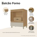 Ver imagem 5 de Balcão Forno 1 Gaveta Caixa Organizadora Nesher Rainha 70cm