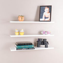 Ver imagem 2 de 3 Prateleiras de Mdf Branco - Prateleira em Mdf 60x15