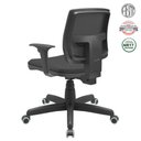 Ver imagem 5 de Cadeira Executiva Giratória para Escritório Brizza Tela Ergonômica com Certificado Nr17 Cp Laranja