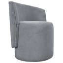 Ver imagem 1 de Kit 2 Poltronas Decorativa Aura Bouclé Premium Cinza - Cinza Buclê