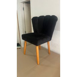 Poltrona Pétala Veludo Flor Decorativa para Sala, Quarto, Escritório e Estética com Pés Palito – Pre - 14