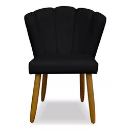 Poltrona Pétala Veludo Flor Decorativa para Sala, Quarto, Escritório e Estética com Pés Palito – Pre - 12