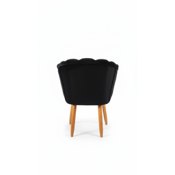Poltrona Pétala Veludo Flor Decorativa para Sala, Quarto, Escritório e Estética com Pés Palito – Pre - 2
