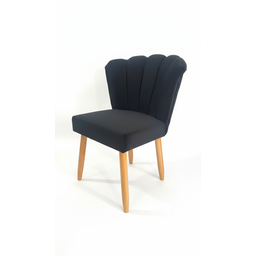 Poltrona Pétala Veludo Flor Decorativa para Sala, Quarto, Escritório e Estética com Pés Palito – Pre - 3