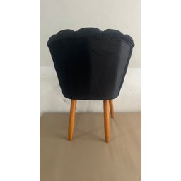 Poltrona Pétala Veludo Flor Decorativa para Sala, Quarto, Escritório e Estética com Pés Palito – Pre - 16