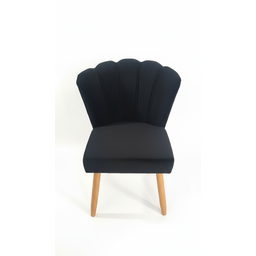 Poltrona Pétala Veludo Flor Decorativa para Sala, Quarto, Escritório e Estética com Pés Palito – Pre - 4