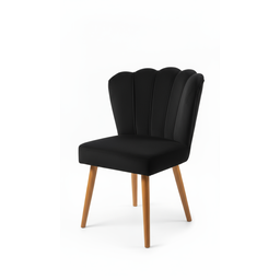 Poltrona Pétala Veludo Flor Decorativa para Sala, Quarto, Escritório e Estética com Pés Palito – Pre - 6