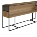 Ver imagem 6 de Aparador Industrial Retrô com Nicho Madeira/Aço 160cm York Bege/Hanover/Preto