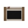 Painel Aurora P/ Tv Até 60'' Off White Com Nogueira - 1