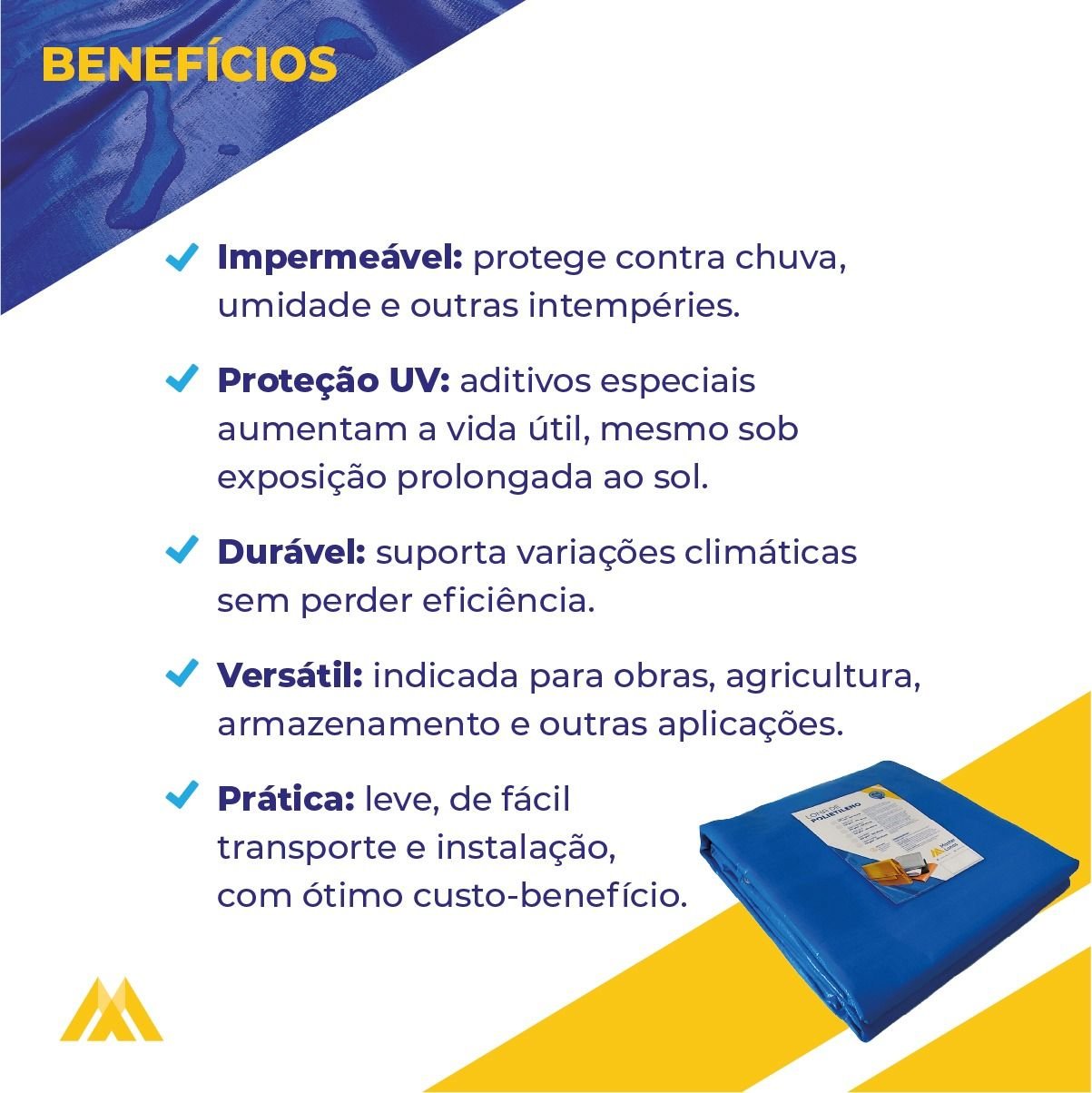 Lona Flex Azul 5x5m - Master Lonas - 4