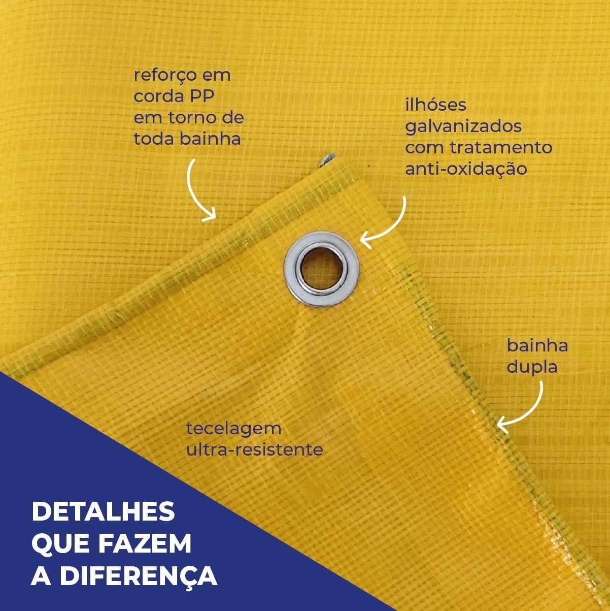 Lona Flex Azul 5x5m - Master Lonas - 2
