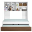 Ver imagem 7 de Quarto Infantil Modulado 2 Portas com Bicama Chiara Carvalho/branco - Phoenix