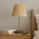 Ver imagem 2 de Abajur Luminaria de Mesa Redondo Piovere com Interruptor e Cúpula Texturizada Decoração Casa