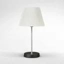 Ver imagem 7 de Abajur Luminaria de Mesa Redondo Piovere com Interruptor e Cúpula Texturizada Decoração Casa