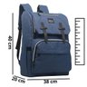 Mochila Impermeável Maternidade Azul Bebê Mf8141 - 1