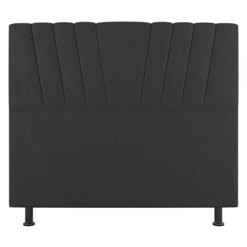 Cabeceira Cama Box Casal Dublin 140cm Linho Cinza - Abmaza