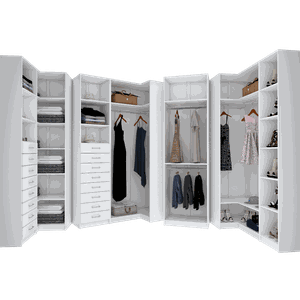 KIT CLOSET MODULAR M264.B MUNDI MOVEIS