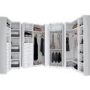 Ver imagem 1 de KIT CLOSET MODULAR M264.B MUNDI MOVEIS