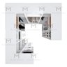 KIT CLOSET MODULAR M264.B MUNDI MOVEIS - 7