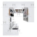 Ver imagem 7 de KIT CLOSET MODULAR M264.B MUNDI MOVEIS